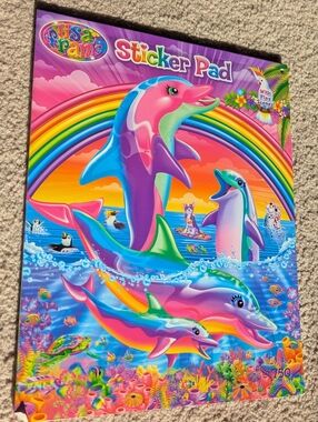 Lisa Frank Stickers And Paper Pad